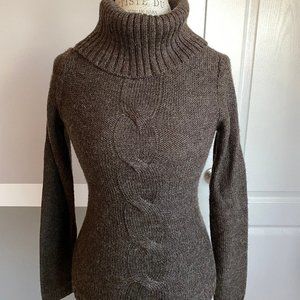 Ann Taylor Cowl Neck Sweater Brown
